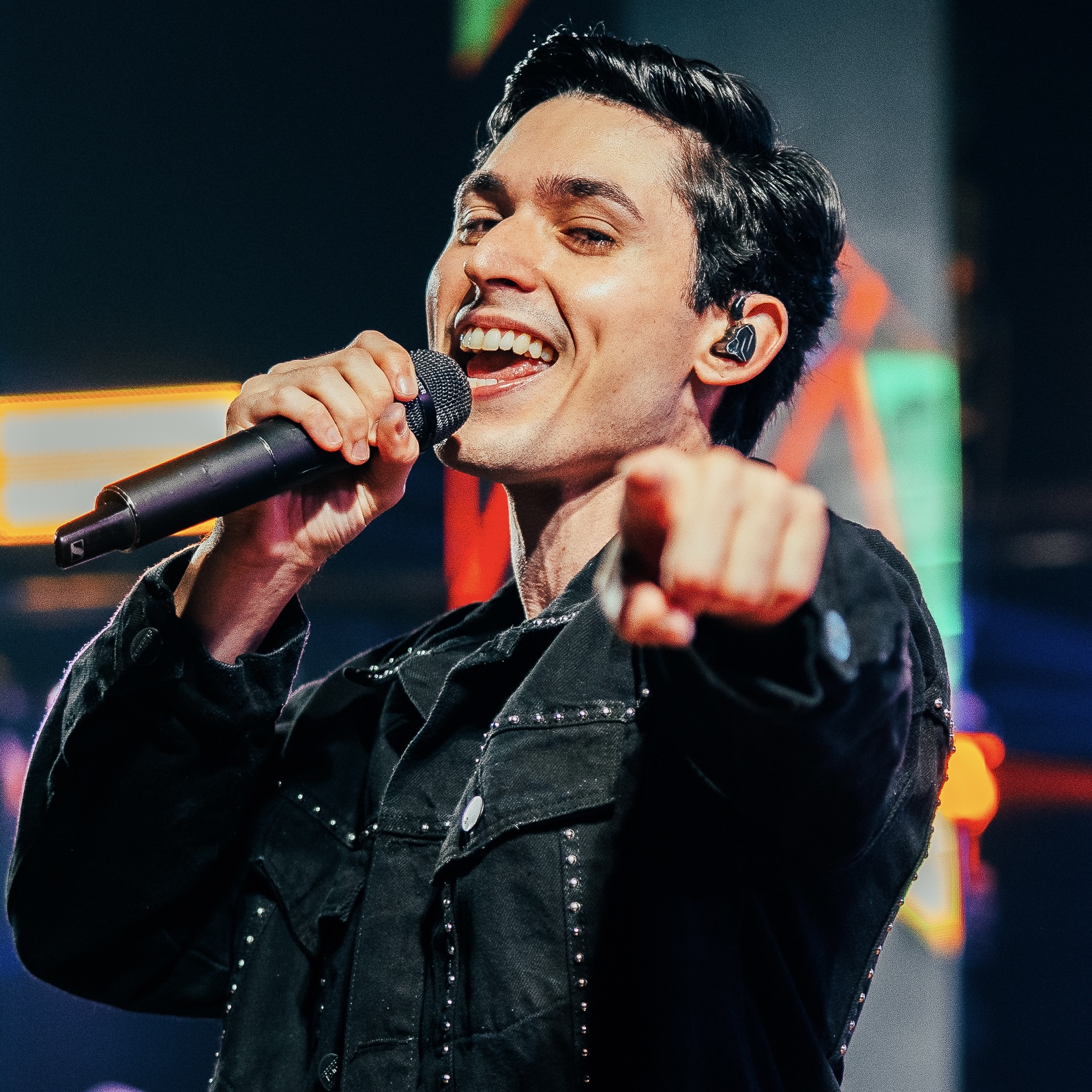 Gabriel Lins no palco