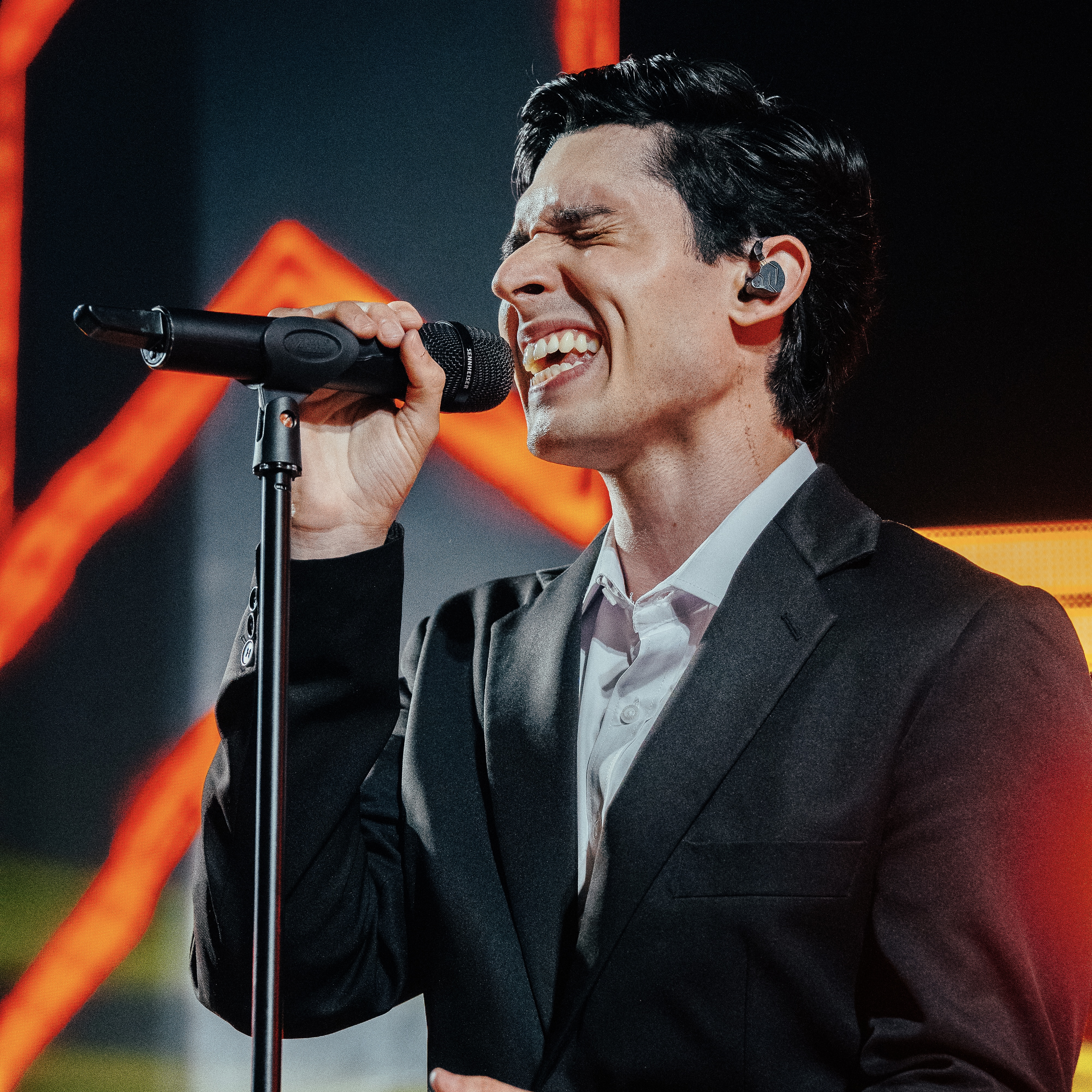 Gabriel Lins no palco